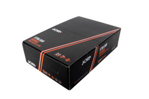 Prodotto Born scatola chiusa barretta energetica xtra bar arancio e cioccolato scuro con 34g di carboidrati 2:1 50g